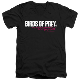 Birds of Prey Horizontal Logo - Men's V-Neck T-Shirt Men's V-Neck T-Shirt Birds of Prey   