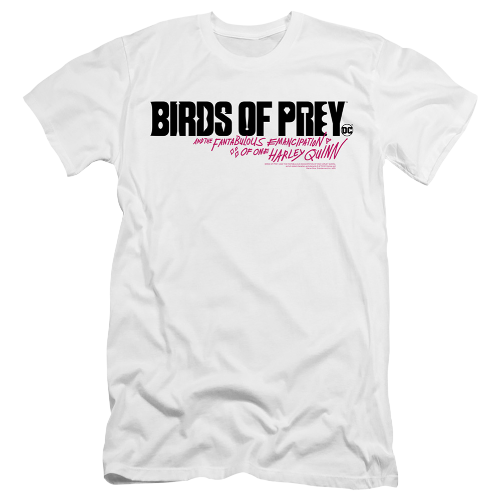 Birds of Prey Horizontal Logo - Men's Premium Slim Fit T-Shirt Men's Premium Slim Fit T-Shirt Birds of Prey   