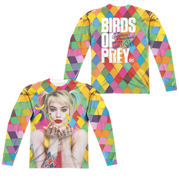 Birds of Prey Feathers (Front/Back Print) - Men's All-Over Print Long Sleeve Men's All-Over Print Long Sleeve Birds of Prey   