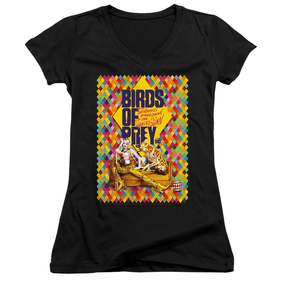 Birds of Prey Couch - Juniors V-Neck T-Shirt Juniors V-Neck T-Shirt Birds of Prey   