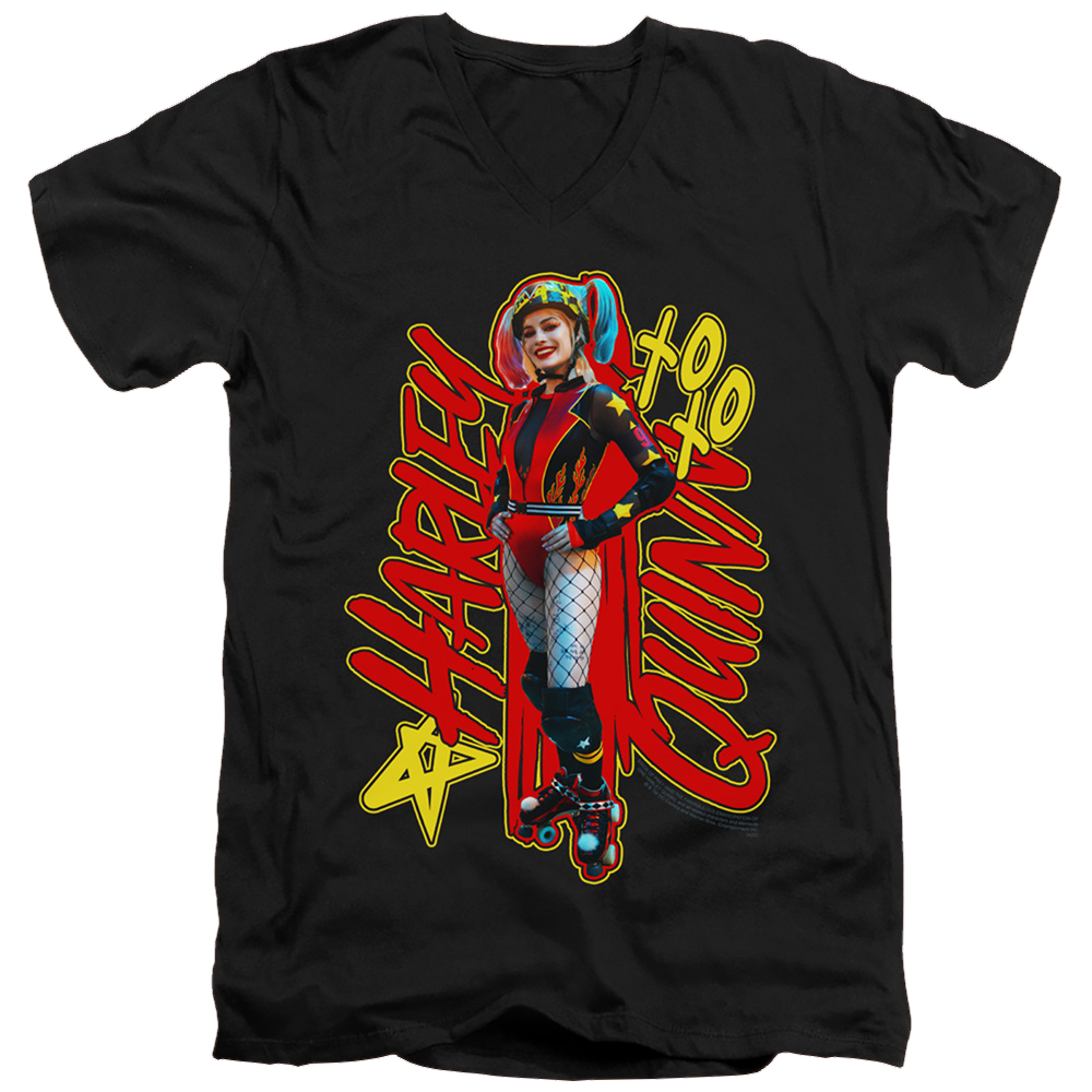 Birds of Prey Harleymania - Men's V-Neck T-Shirt Men's V-Neck T-Shirt Birds of Prey   