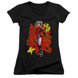 Birds of Prey Harleymania - Juniors V-Neck T-Shirt Juniors V-Neck T-Shirt Birds of Prey   