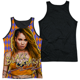 Birds of Prey Black Canary - Men's Black Back Tank Top Men's Black Back Tank Birds of Prey   