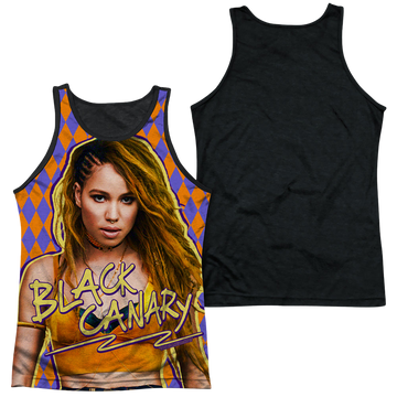 Birds of Prey Black Canary men's black back tank