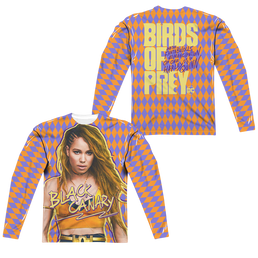 Birds of Prey Black Canary (Front/Back Print) - Men's All-Over Print Long Sleeve Men's All-Over Print Long Sleeve Birds of Prey   