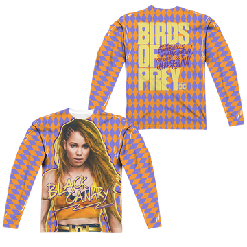 Birds of Prey Black Canary men's all-over print long sleeve