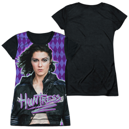 Birds of Prey Huntress - Juniors Black Back T-Shirt Juniors Black Back T-Shirt Birds of Prey   