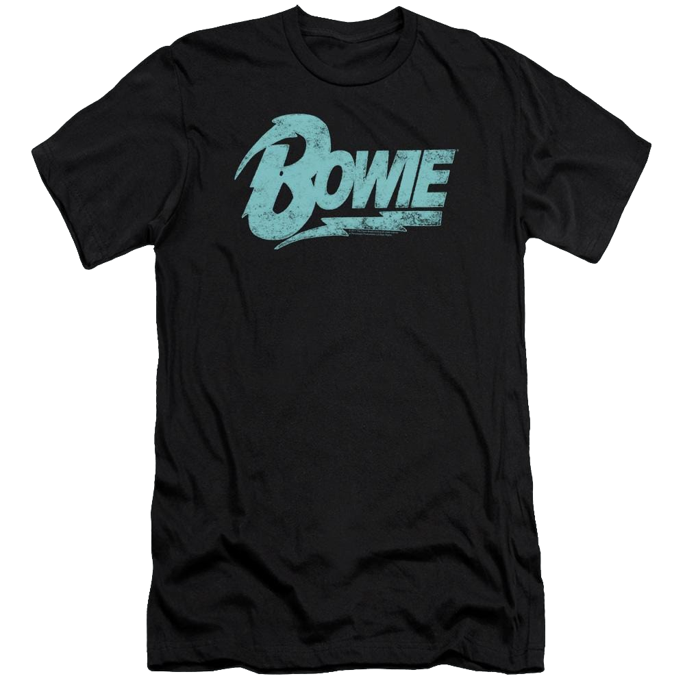 David Bowie Logo - Men's Premium Slim Fit T-Shirt Men's Premium Slim Fit T-Shirt David Bowie   