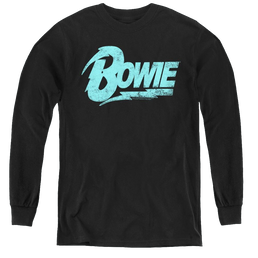 David Bowie Logo - Youth Long Sleeve T-Shirt Youth Long Sleeve T-Shirt David Bowie   