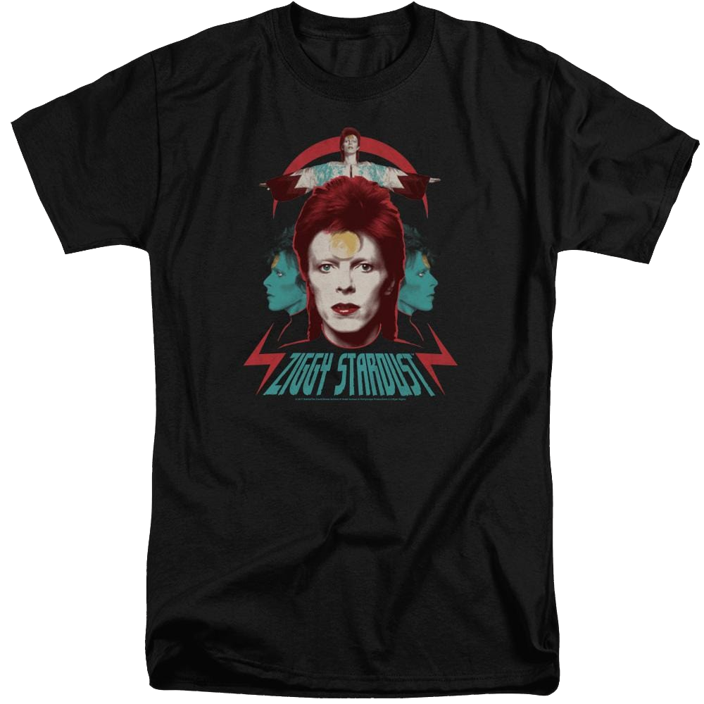 David Bowie Ziggy Heads - Men's Tall Fit T-Shirt Men's Tall Fit T-Shirt David Bowie   