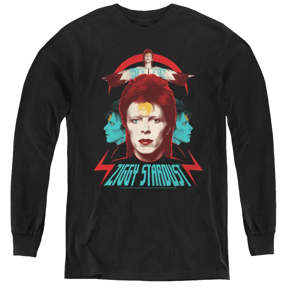 David Bowie Ziggy Heads - Youth Long Sleeve T-Shirt Youth Long Sleeve T-Shirt David Bowie   