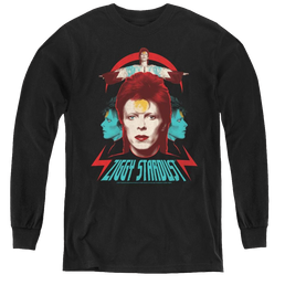 David Bowie Ziggy Heads - Youth Long Sleeve T-Shirt Youth Long Sleeve T-Shirt David Bowie   
