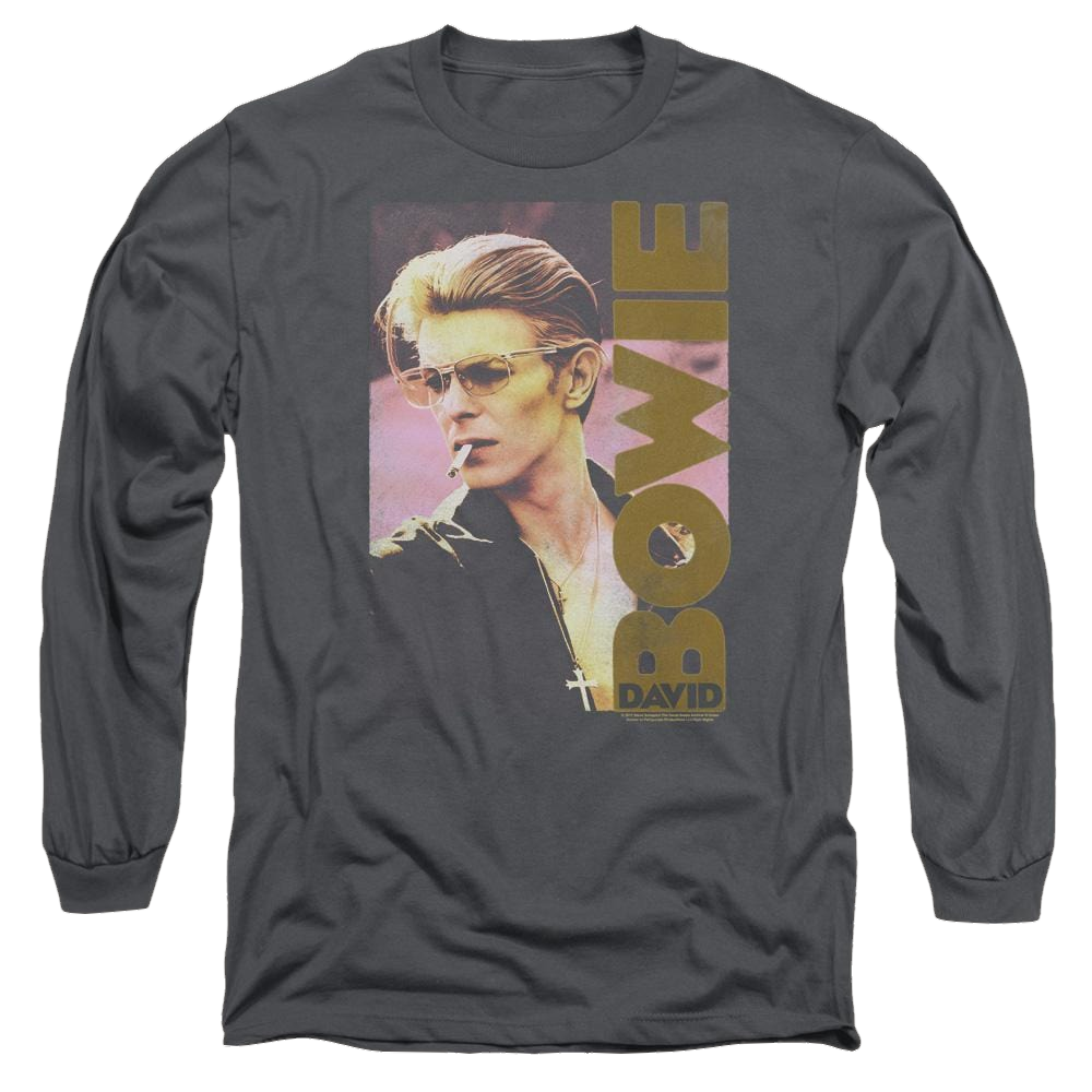 David Bowie Smokin - Men's Long Sleeve T-Shirt Men's Long Sleeve T-Shirt David Bowie   