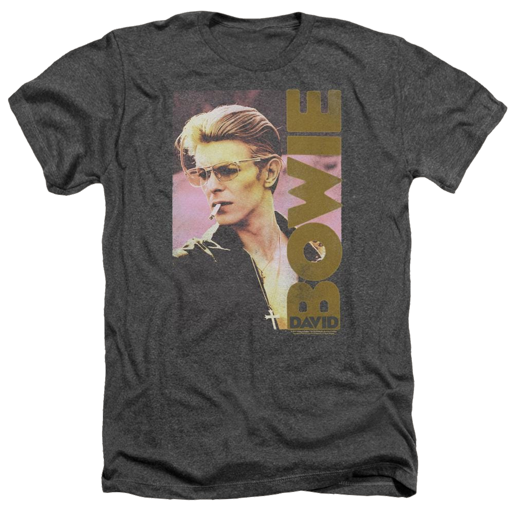 David Bowie Smokin - Men's Heather T-Shirt Men's Heather T-Shirt David Bowie   