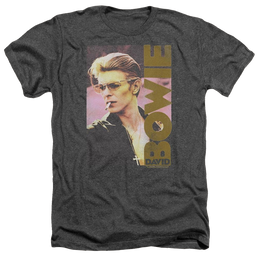 David Bowie Smokin - Men's Heather T-Shirt Men's Heather T-Shirt David Bowie   