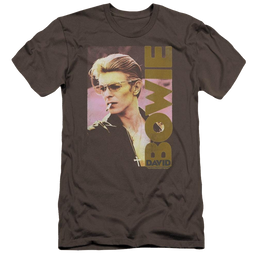 David Bowie Smokin - Men's Premium Slim Fit T-Shirt Men's Premium Slim Fit T-Shirt David Bowie   