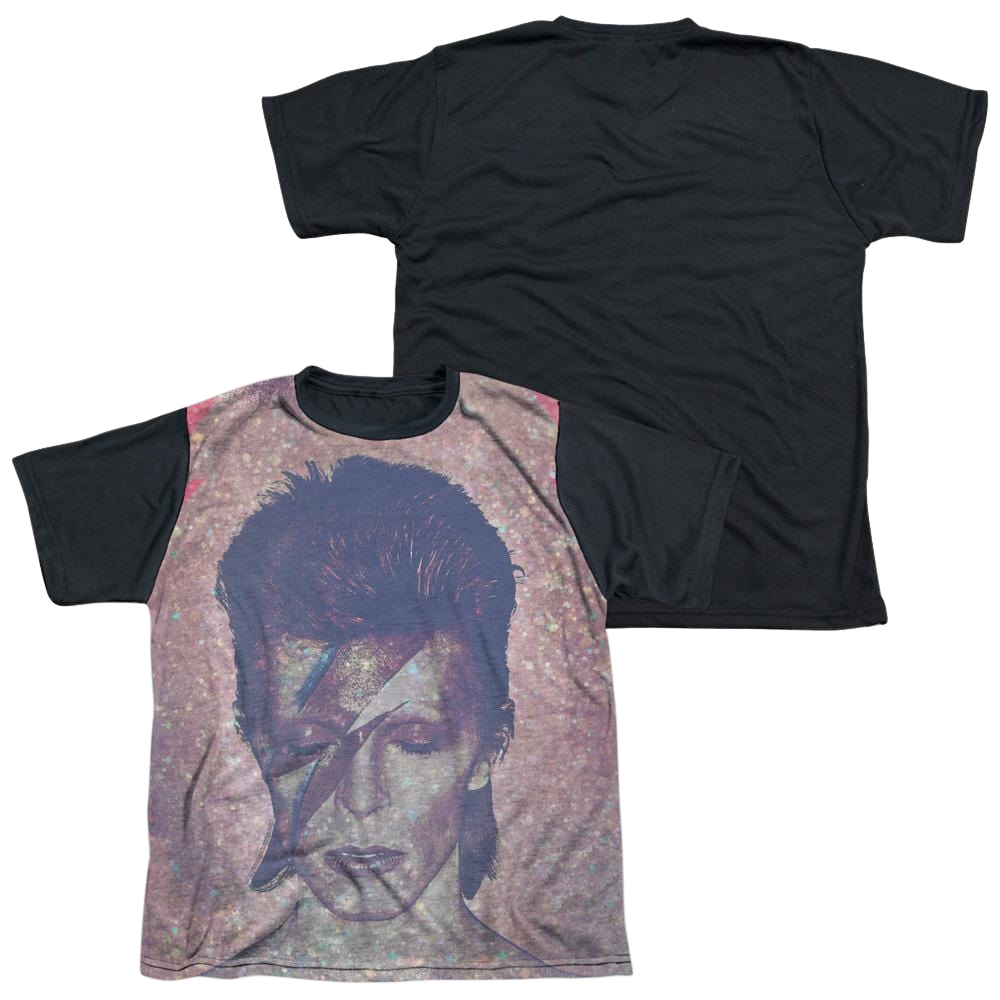 David Bowie Glam - Youth Black Back T-Shirt (Ages 8-12) Youth Black Back T-Shirt (Ages 8-12) David Bowie   