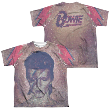 David Bowie Glam youth all-over print t-shirt for ages 8 to 12