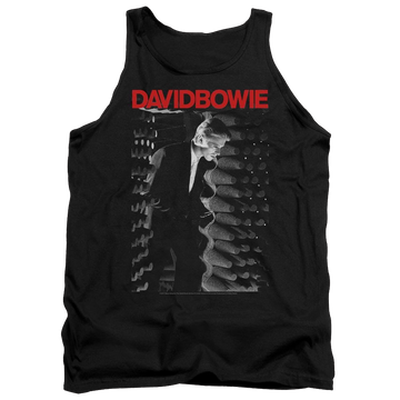 Black men's tank with David Bowie Station To Station graphic