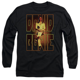 David Bowie Perched - Men's Long Sleeve T-Shirt Men's Long Sleeve T-Shirt David Bowie   