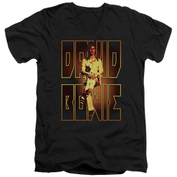 David Bowie Perched - Men's V-Neck T-Shirt Men's V-Neck T-Shirt David Bowie   