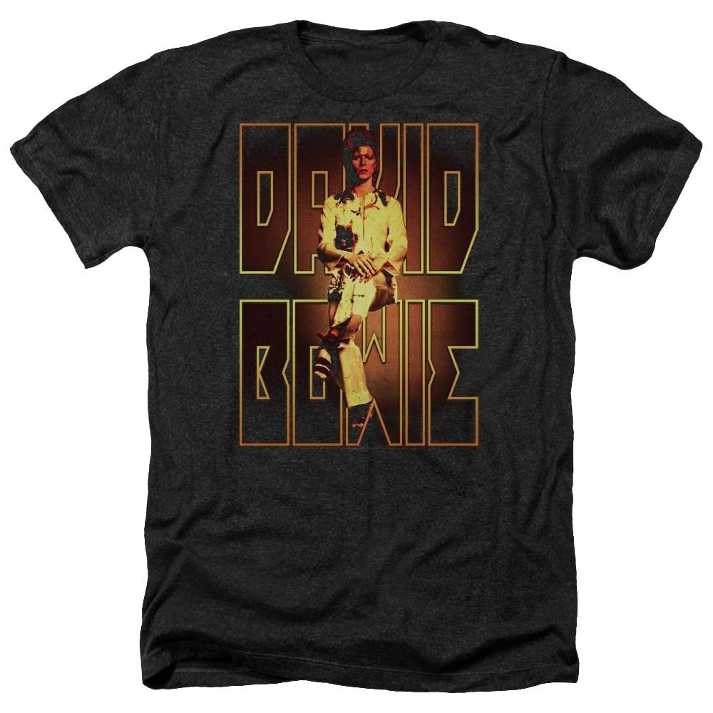 David Bowie Perched - Men's Heather T-Shirt Men's Heather T-Shirt David Bowie   