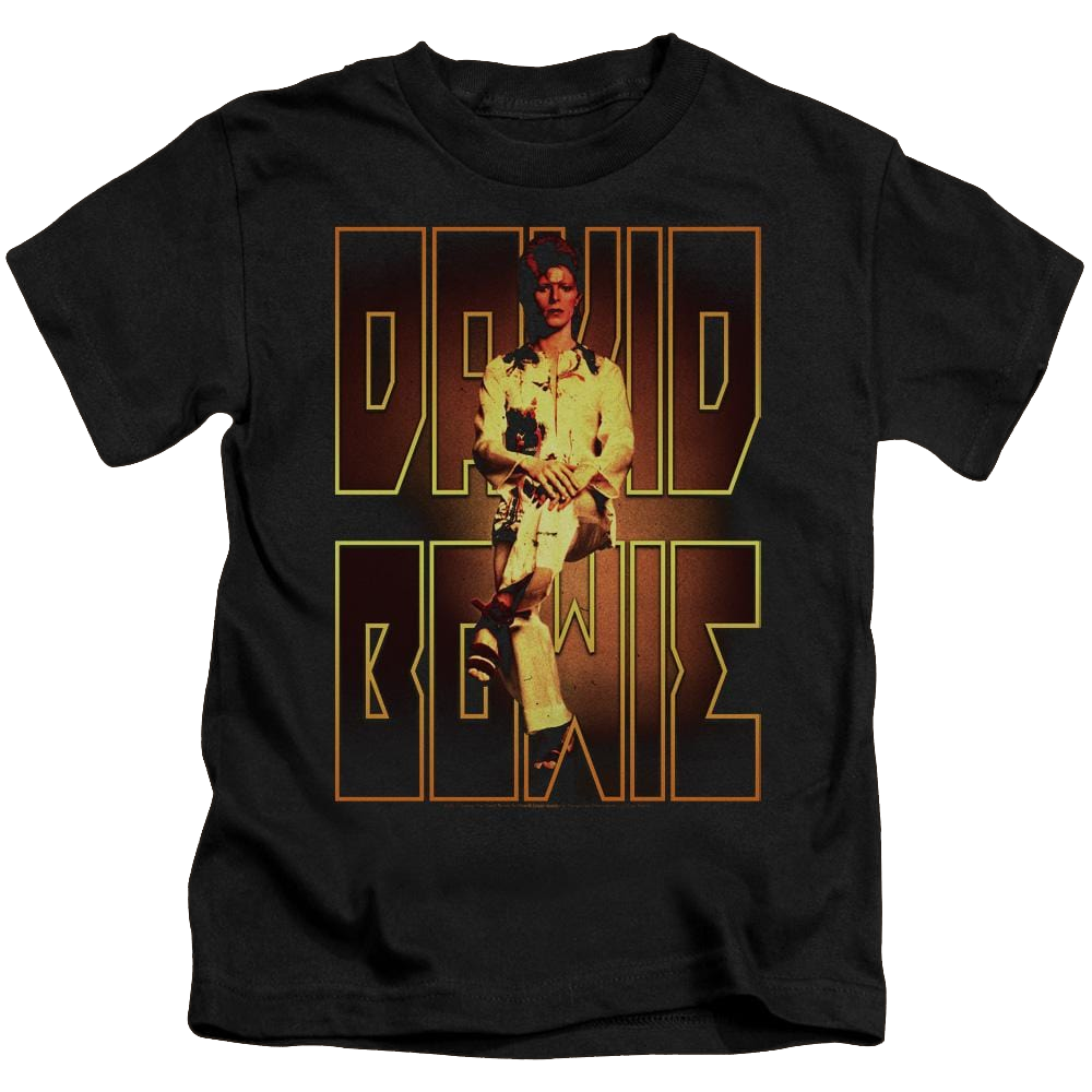 David Bowie Perched - Kid's T-Shirt (Ages 4-7) Kid's T-Shirt (Ages 4-7) David Bowie   