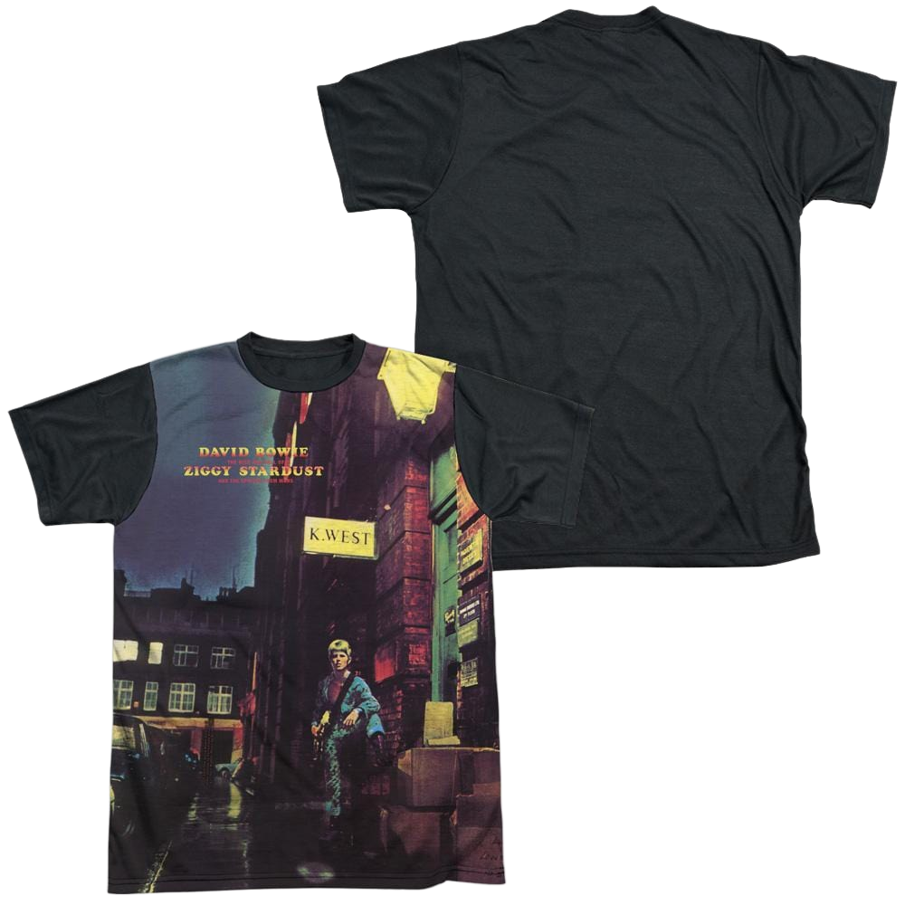 David Bowie Ziggy Star Dust - Men's Black Back T-Shirt Men's Black Back T-Shirt David Bowie   