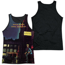David Bowie Ziggy Star Dust Men's Black Back Tank Men's Black Back Tank David Bowie   