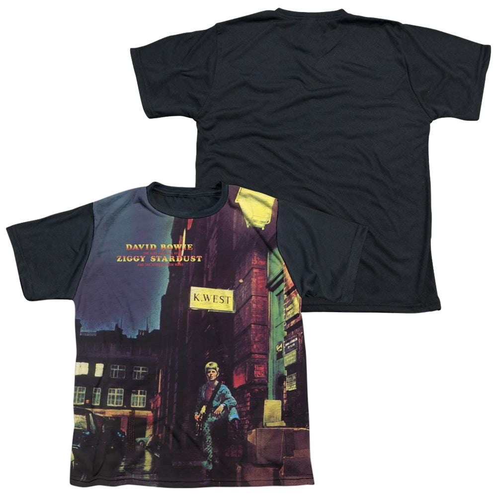 David Bowie Ziggy Star Dust - Youth Black Back T-Shirt (Ages 8-12) Youth Black Back T-Shirt (Ages 8-12) David Bowie   