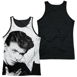 David Bowie Hero Men's Black Back Tank Men's Black Back Tank David Bowie   