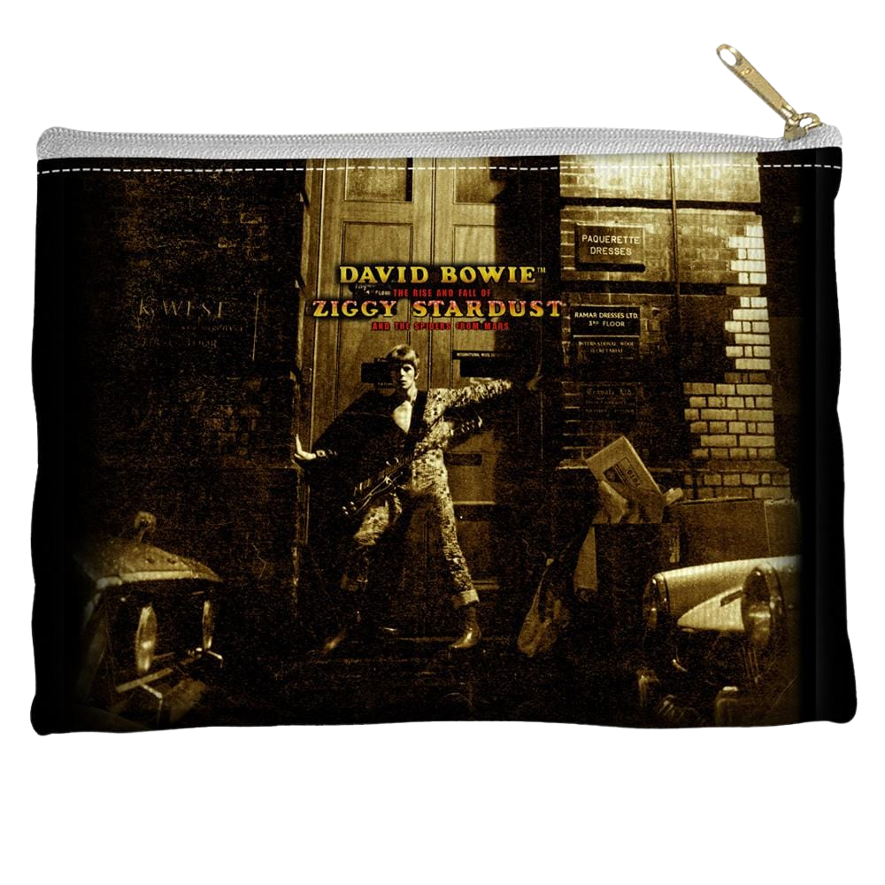 David Bowie Ziggy Stardust Alternate Art - Straight Bottom Accessory Pouch Straight Bottom Accessory Pouches David Bowie   