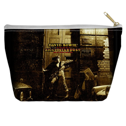 David Bowie Ziggy Stardust Alternate Art - Straight Bottom Accessory Pouch T Bottom Accessory Pouches David Bowie   
