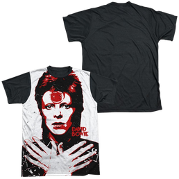 David Bowie Piercing Gaze - Men's Black Back T-Shirt Men's Black Back T-Shirt David Bowie   