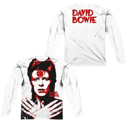 David Bowie Piercing Gaze - Men's All-Over Print Long Sleeve T-Shirt Men's All-Over Print Long Sleeve David Bowie   