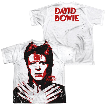 David Bowie Piercing Gaze youth all-over print t-shirt for ages 8 to 12