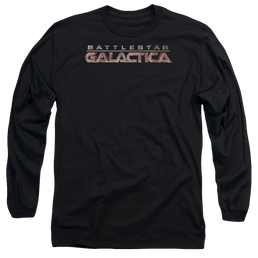 Battlestar Galactica Logo - Men's Long Sleeve T-Shirt Men's Long Sleeve T-Shirt Battlestar Galactica   