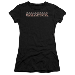 Battlestar Galactica Logo - Juniors T-Shirt Juniors T-Shirt Battlestar Galactica   