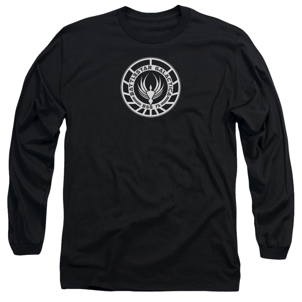 Battlestar Galactica Galactica Badge - Men's Long Sleeve T-Shirt Men's Long Sleeve T-Shirt Battlestar Galactica   