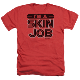 Battlestar Galactica Im A Skin Job - Men's Heather T-Shirt Men's Heather T-Shirt Battlestar Galactica   