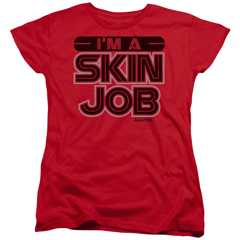Battlestar Galactica Im A Skin Job - Women's T-Shirt Women's T-Shirt Battlestar Galactica   
