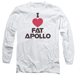 Battlestar Galactica I Heart Fat Apollo - Men's Long Sleeve T-Shirt Men's Long Sleeve T-Shirt Battlestar Galactica   