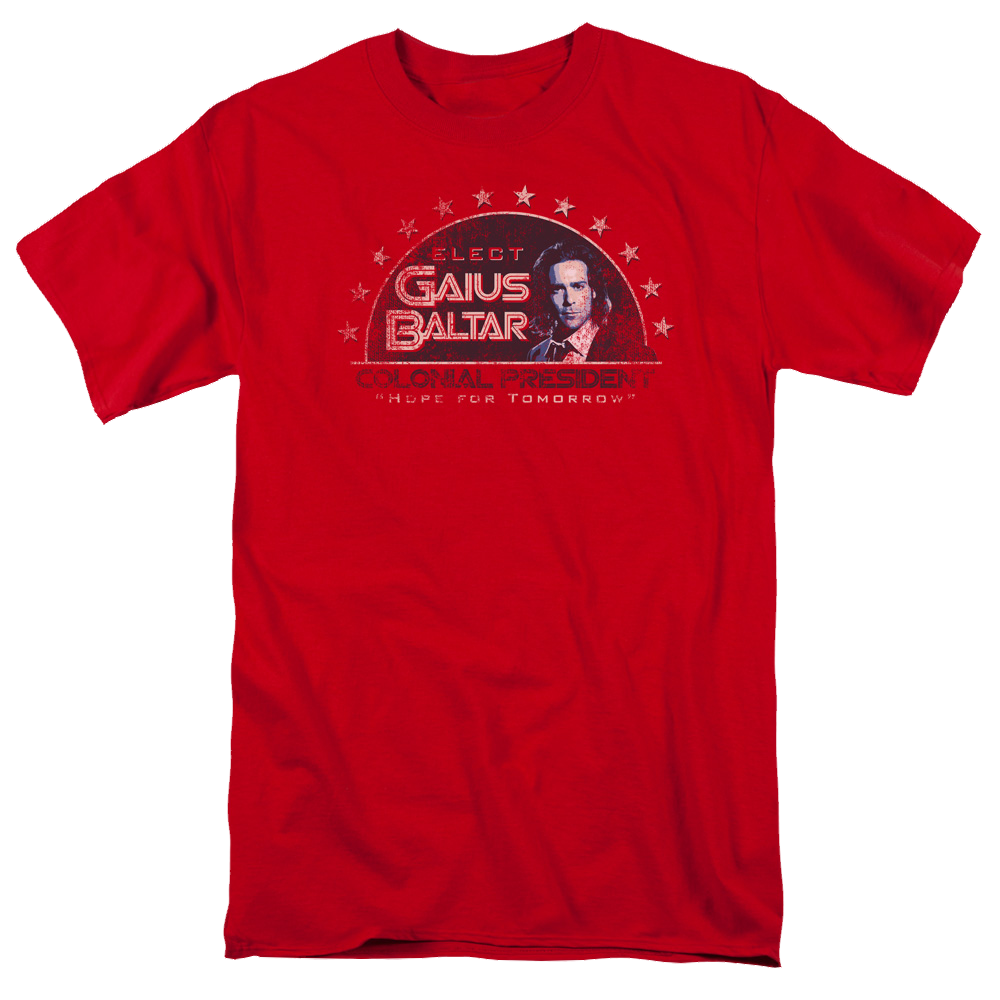 Battlestar Galactica Elect Gaius - Men's Regular Fit T-Shirt Men's Regular Fit T-Shirt Battlestar Galactica   