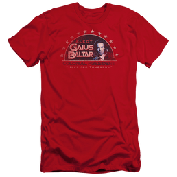 Battlestar Galactica Elect Gaius - Men's Premium Slim Fit T-Shirt Men's Premium Slim Fit T-Shirt Battlestar Galactica   