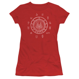 Battlestar Galactica Colonies - Juniors T-Shirt Juniors T-Shirt Battlestar Galactica   