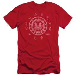 Battlestar Galactica Colonies - Men's Slim Fit T-Shirt Men's Slim Fit T-Shirt Battlestar Galactica   