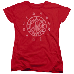 Battlestar Galactica Colonies - Women's T-Shirt Women's T-Shirt Battlestar Galactica   
