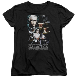 Battlestar Galactica 35th Anniversary Collage - Women's T-Shirt Women's T-Shirt Battlestar Galactica   
