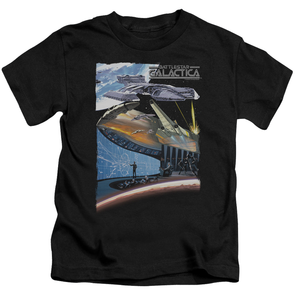 Battlestar Galactica (1978) Concept Art - Kid's T-Shirt Kid's T-Shirt (Ages 4-7) Battlestar Galactica   