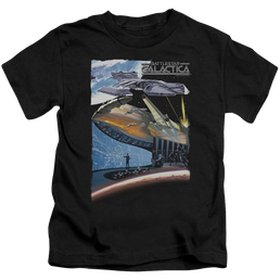 Battlestar Galactica (1978) Concept Art - Kid's T-Shirt Kid's T-Shirt (Ages 4-7) Battlestar Galactica   